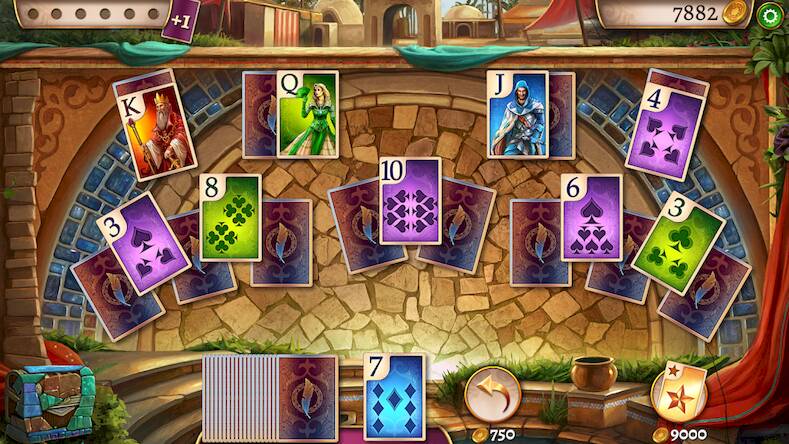 Скачать взломанную Solitaire Royals Matching Game [Много денег] MOD apk на Андроид