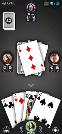 Скачать взломанную Pişti - İnternetsiz [Мод меню] MOD apk на Андроид