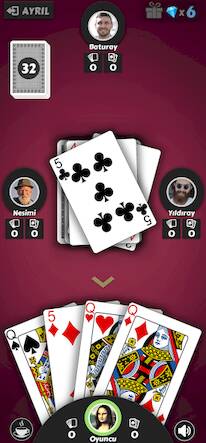 Скачать взломанную Pişti - İnternetsiz [Мод меню] MOD apk на Андроид