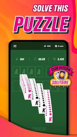 Скачать взломанную Клуб Биткойн: Пасьянс (P2E) [Мод меню] MOD apk на Андроид