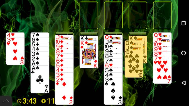 Скачать взломанную Spiderette Solitaire [Мод меню] MOD apk на Андроид
