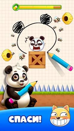 Скачать взломанную Пасьянс - Спаси Собаку [Мод меню] MOD apk на Андроид
