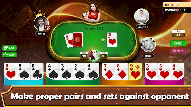 Скачать взломанную RummyBit - Indian card game. [Бесплатные покупки] MOD apk на Андроид