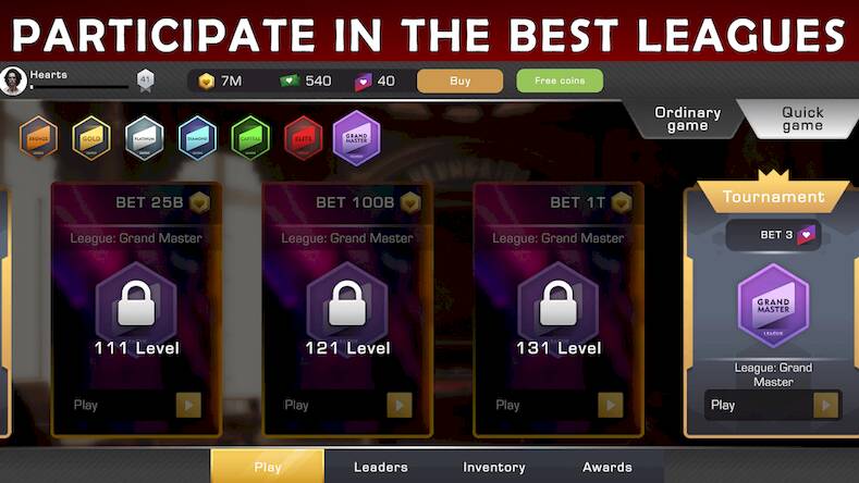 Скачать взломанную Hearts Online - Card Games [Бесплатные покупки] MOD apk на Андроид
