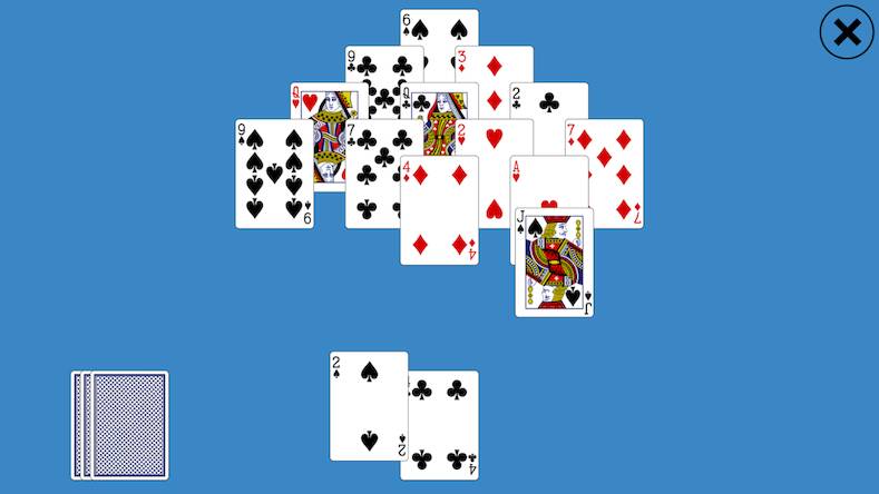 Скачать взломанную Classic Pyramid Solitaire [Бесплатные покупки] MOD apk на Андроид