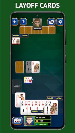 Скачать взломанную Rummy 500 : Relaxing Card Game [Много денег] MOD apk на Андроид