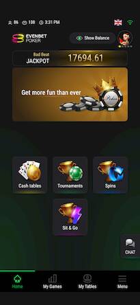 Скачать взломанную EvenBet Poker [Бесплатные покупки] MOD apk на Андроид