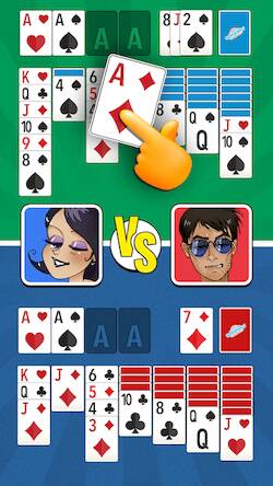 Скачать взломанную Solitaire Plus Klondike Online [Мод меню] MOD apk на Андроид