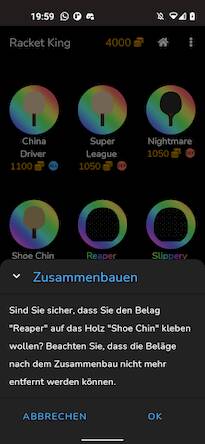 Скачать взломанную Racket King [Бесплатные покупки] MOD apk на Андроид