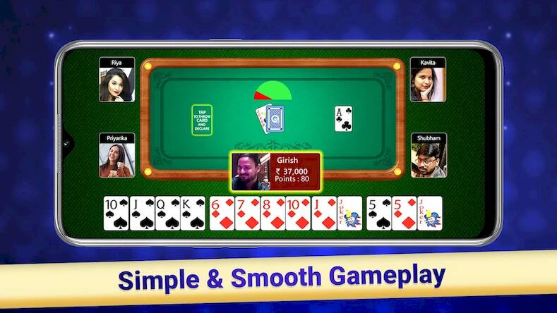 Скачать взломанную Indian Rummy Teen Patti Rummy [Бесплатные покупки] MOD apk на Андроид