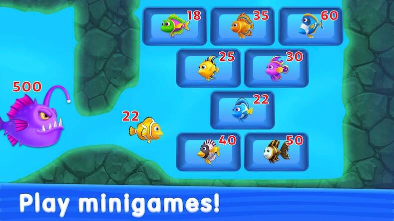 Скачать взломанную Solitaire TriPeaks: Aquarium [Много денег] MOD apk на Андроид
