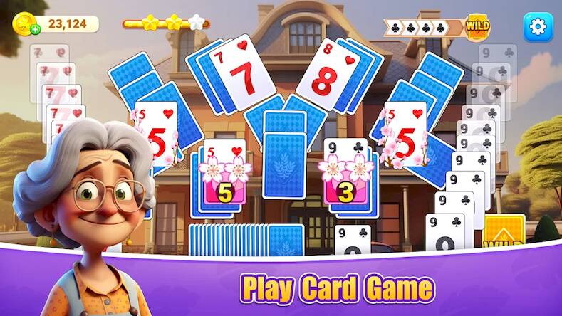 Скачать взломанную Patience Solitaire TriPeaks [Бесплатные покупки] MOD apk на Андроид