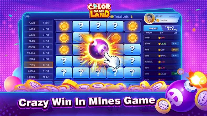 Скачать взломанную Color Game Land-Tongits, Slots [Много денег] MOD apk на Андроид