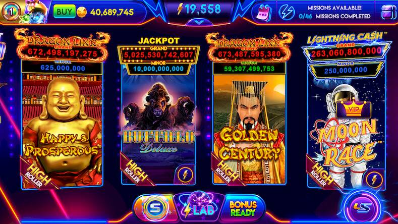Скачать взломанную Lightning Link Casino Slots [Много монет] MOD apk на Андроид