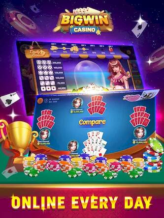 Скачать взломанную Big Win Casino - Tongits Pusoy [Много денег] MOD apk на Андроид