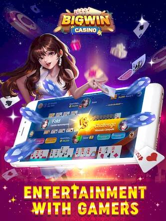 Скачать взломанную Big Win Casino - Tongits Pusoy [Много денег] MOD apk на Андроид