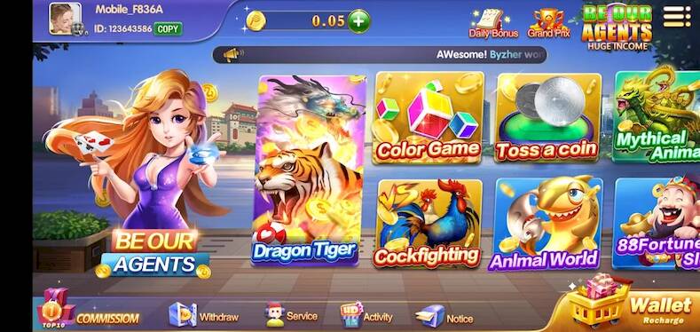 Скачать взломанную Diamond Games PH 2023 [Много денег] MOD apk на Андроид