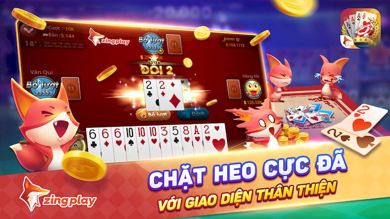 Скачать взломанную Tiến lên Miền Nam [Много монет] MOD apk на Андроид