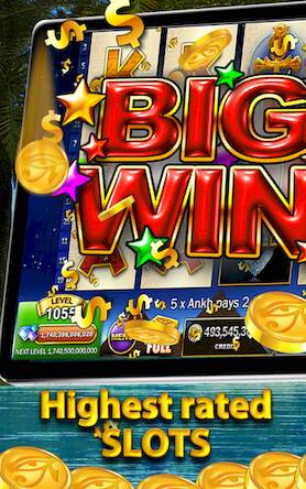 Скачать взломанную Slots - Pharaoh's Way Casino [Бесплатные покупки] MOD apk на Андроид