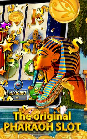 Скачать взломанную Slots - Pharaoh's Way Casino [Бесплатные покупки] MOD apk на Андроид