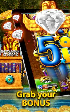 Скачать взломанную Slots - Pharaoh's Way Casino [Бесплатные покупки] MOD apk на Андроид