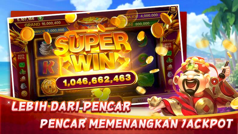 Скачать взломанную Seru Slot Bingo Gaple casino [Много монет] MOD apk на Андроид