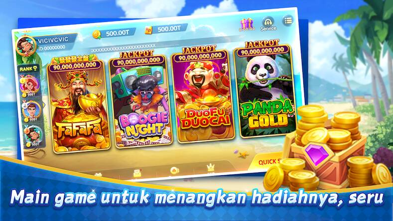 Скачать взломанную Seru Slot Bingo Gaple casino [Много монет] MOD apk на Андроид