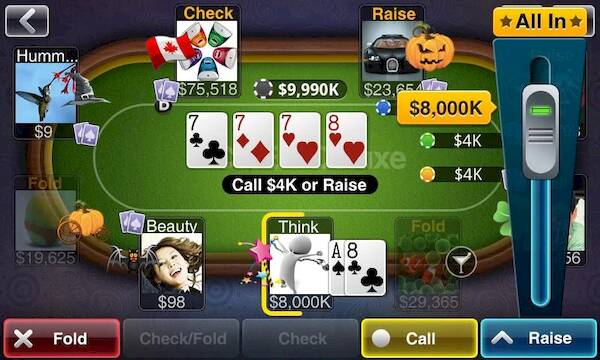 Скачать взломанную Texas HoldEm Poker Deluxe [Много монет] MOD apk на Андроид
