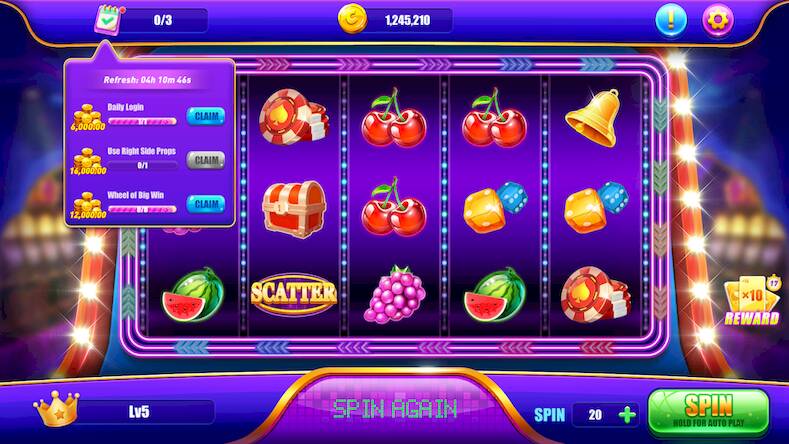 Скачать взломанную One Two Spin [Бесплатные покупки] MOD apk на Андроид