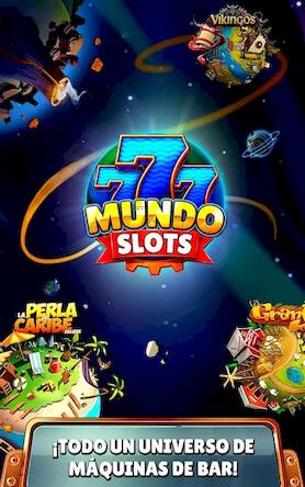 Скачать взломанную Mundo Slots - Tragaperras Bar [Бесплатные покупки] MOD apk на Андроид