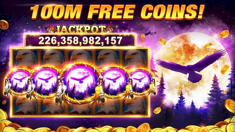 Скачать взломанную Slots Casino - Jackpot Mania [Много денег] MOD apk на Андроид