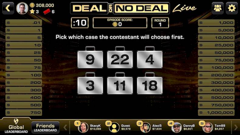 Скачать взломанную Deal Or No Deal Live [Много монет] MOD apk на Андроид