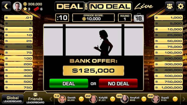 Скачать взломанную Deal Or No Deal Live [Много монет] MOD apk на Андроид