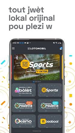 Скачать взломанную Lotomobil Sports & Bolet [Мод меню] MOD apk на Андроид