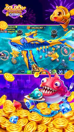 Скачать взломанную Golden Fishing Slots Casino [Мод меню] MOD apk на Андроид