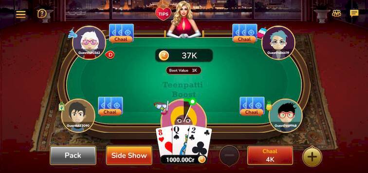Скачать взломанную Teenpatti Boost [Много монет] MOD apk на Андроид