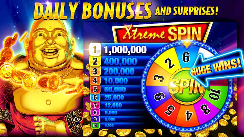 Скачать взломанную Xtreme Slots: 777 Vegas Casino [Много монет] MOD apk на Андроид