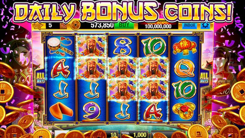 Скачать взломанную Golden Spin - Slots Casino [Бесплатные покупки] MOD apk на Андроид