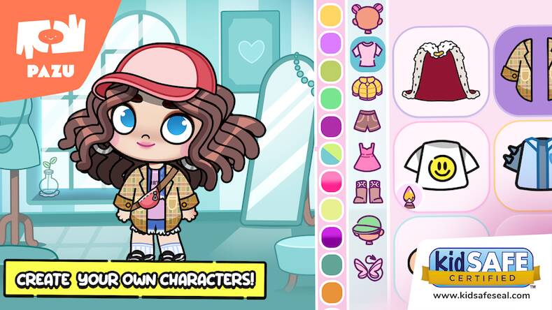 Скачать взломанную Создай Персонажа Игры Одевалки [Много денег] MOD apk на Андроид