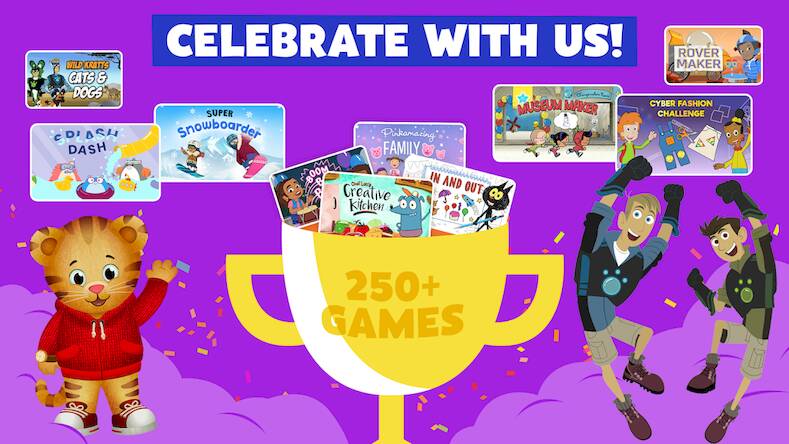 Скачать взломанную PBS KIDS Games [Много денег] MOD apk на Андроид