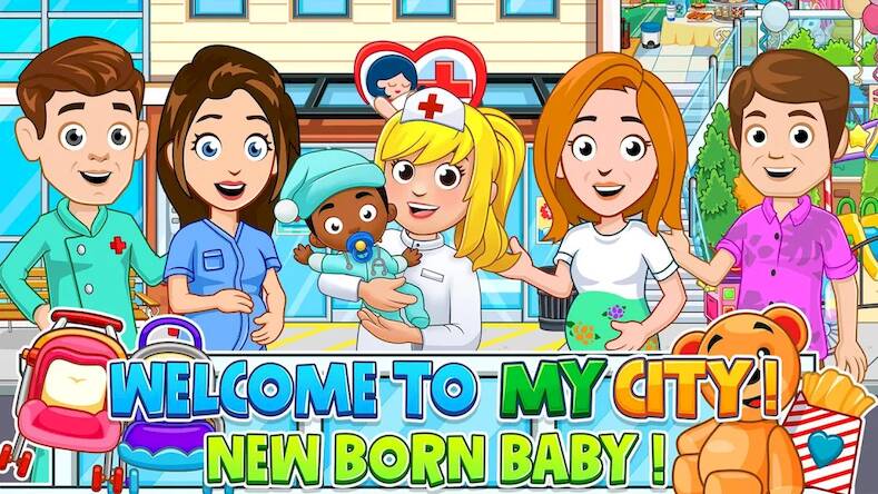 Скачать взломанную My City : Newborn baby [Много монет] MOD apk на Андроид