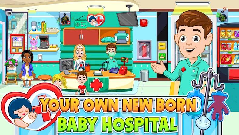 Скачать взломанную My City : Newborn baby [Много монет] MOD apk на Андроид