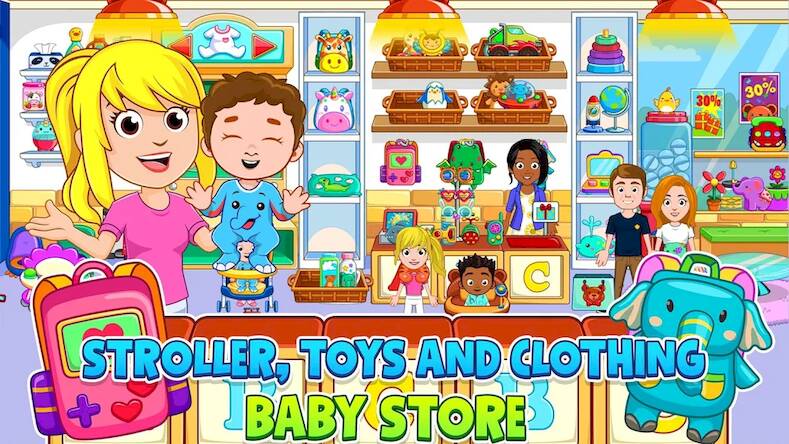 Скачать взломанную My City : Newborn baby [Много монет] MOD apk на Андроид
