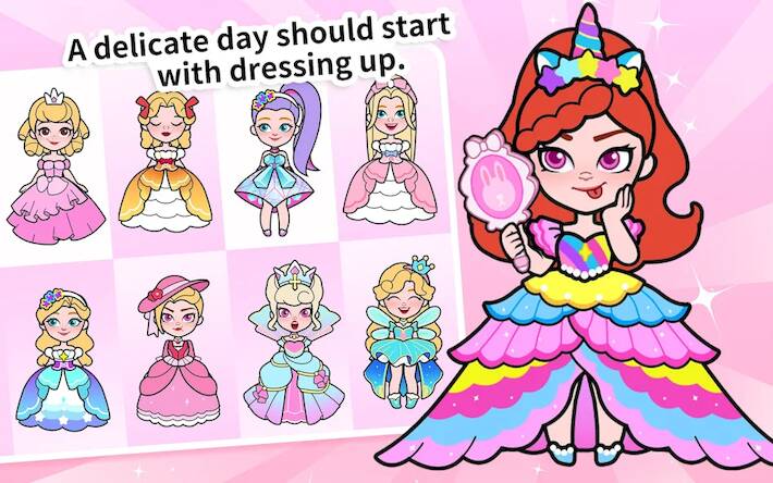 Скачать взломанную Paper Princess's Dream Castle [Много денег] MOD apk на Андроид