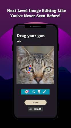Скачать взломанную Drag Your Gan AI 2: DragGan 3D [Много денег] MOD apk на Андроид