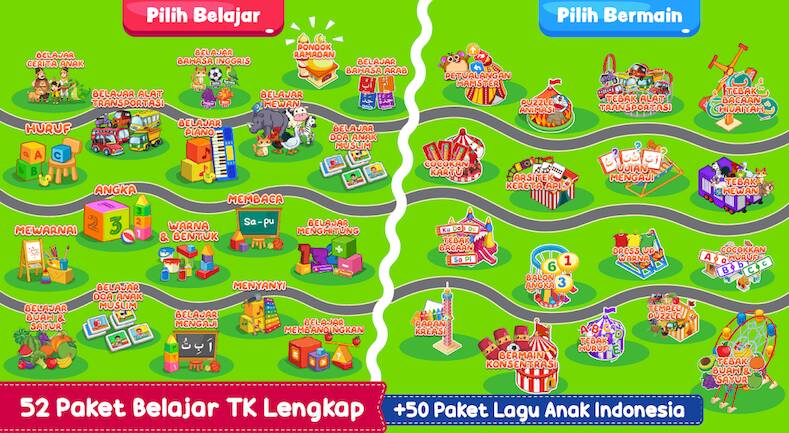 Скачать взломанную Aplikasi Belajar TK dan PAUD [Бесплатные покупки] MOD apk на Андроид