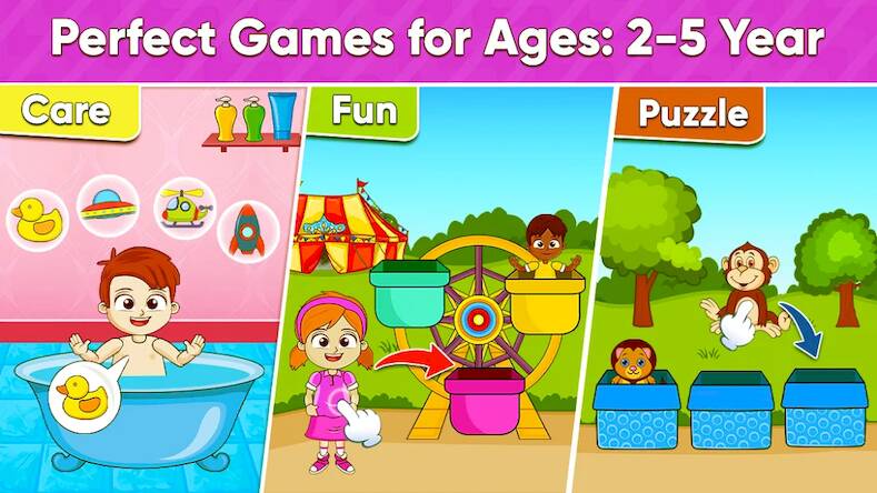 Скачать взломанную Toddler Games: 2-5 Year Kids [Много денег] MOD apk на Андроид