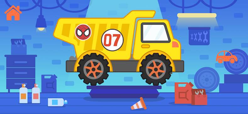 Скачать взломанную Машинки гонки для детей 3+ лет [Много монет] MOD apk на Андроид