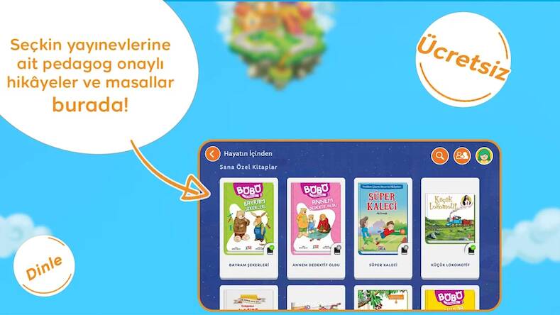 Скачать взломанную TRT Çocuk Kitaplık: Dinle, Oku [Много денег] MOD apk на Андроид