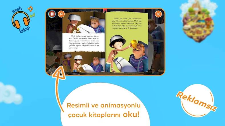 Скачать взломанную TRT Çocuk Kitaplık: Dinle, Oku [Много денег] MOD apk на Андроид